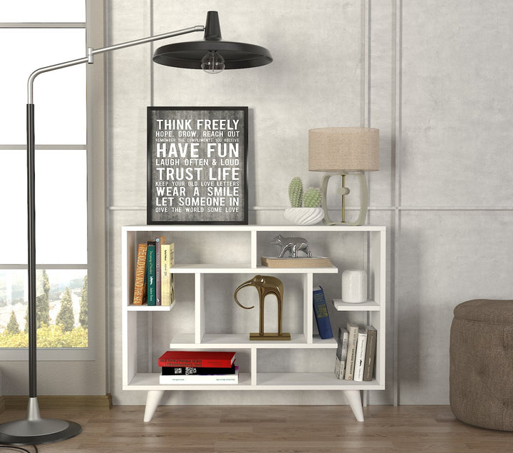 Nantes Bookcase White
