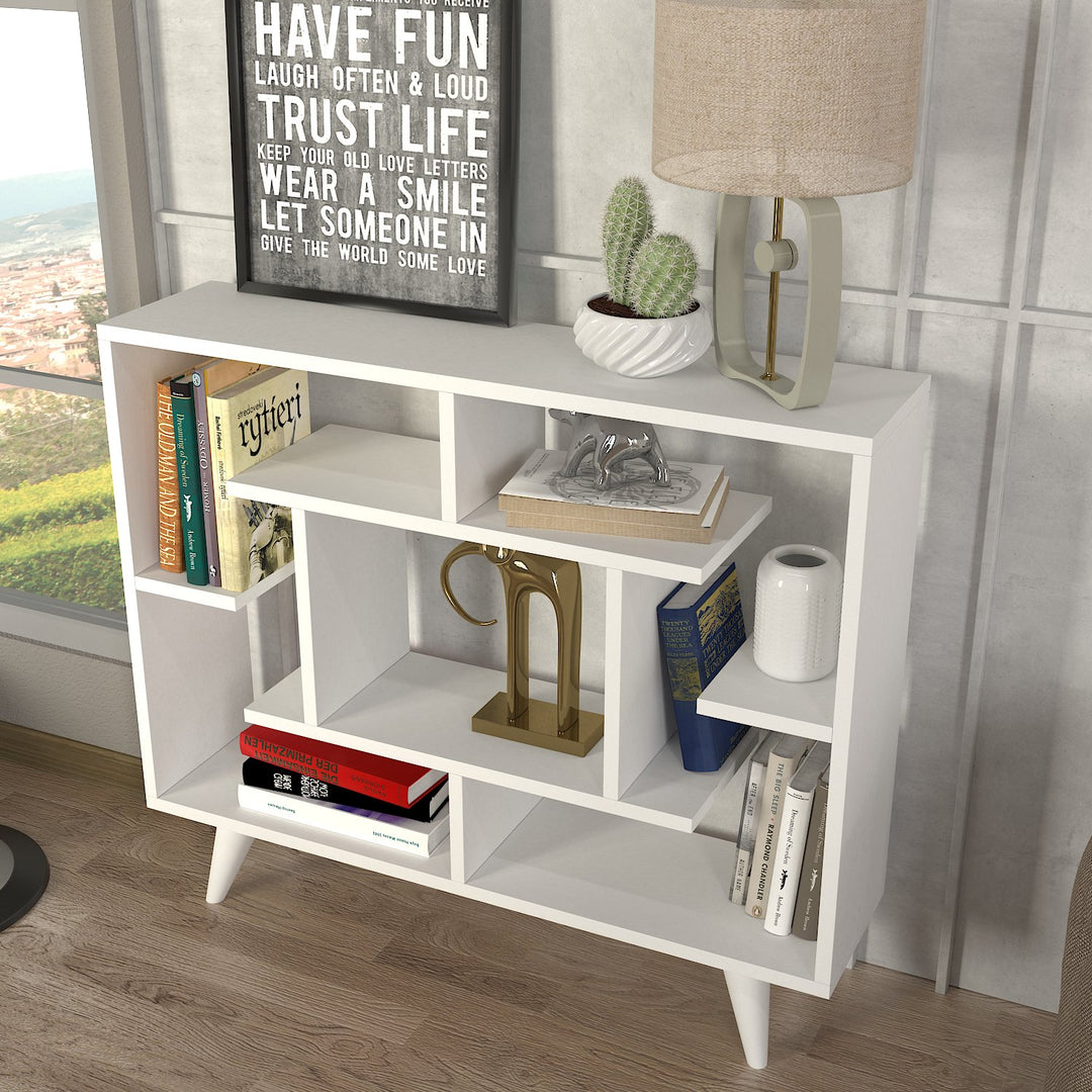 Nantes Bookcase White