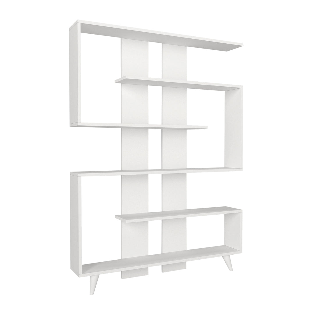 Pillar Bookcase White