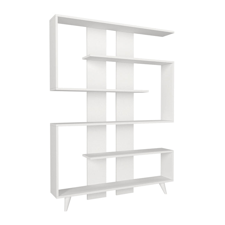 Pillar Bookcase White
