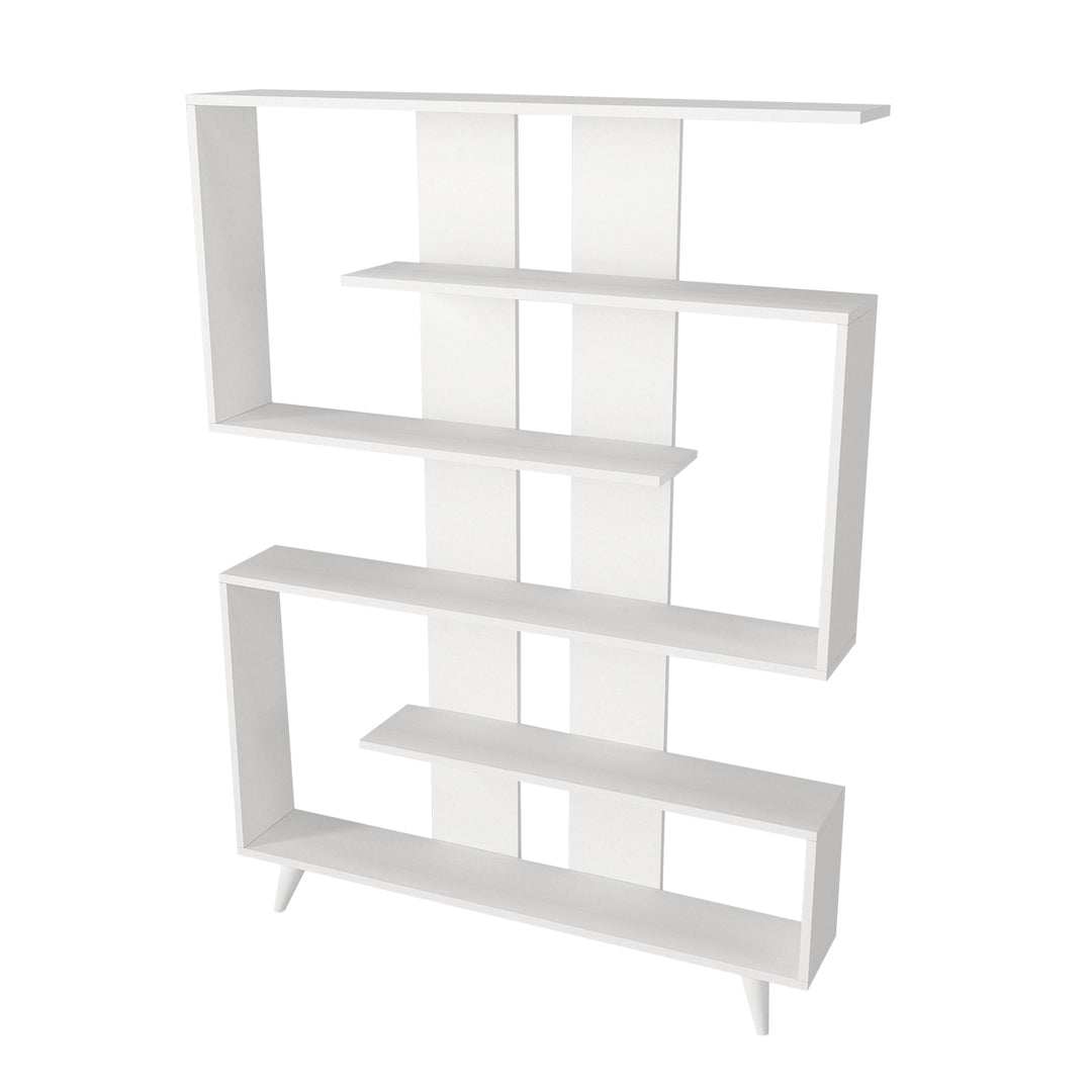 Pillar Bookcase White