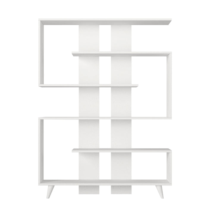 Pillar Bookcase White