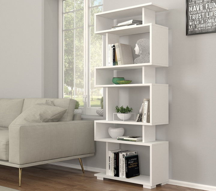 Slender Bookcase White
