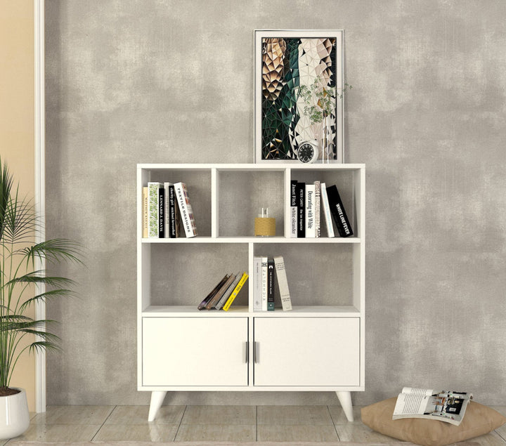 Tesso Bookcase White