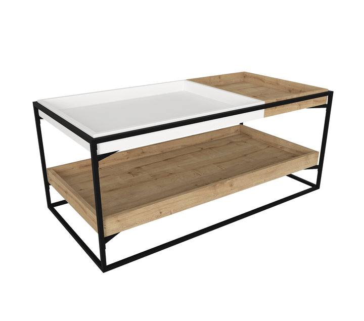 Spectrum Coffee Table Sapphire - White