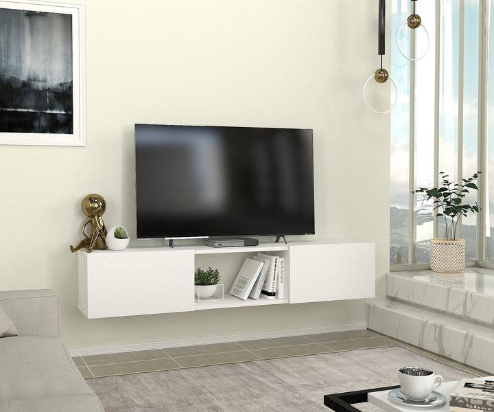 Segment Tv Stand White