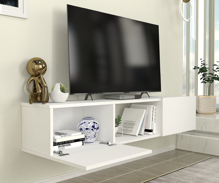 Segment Tv Stand White