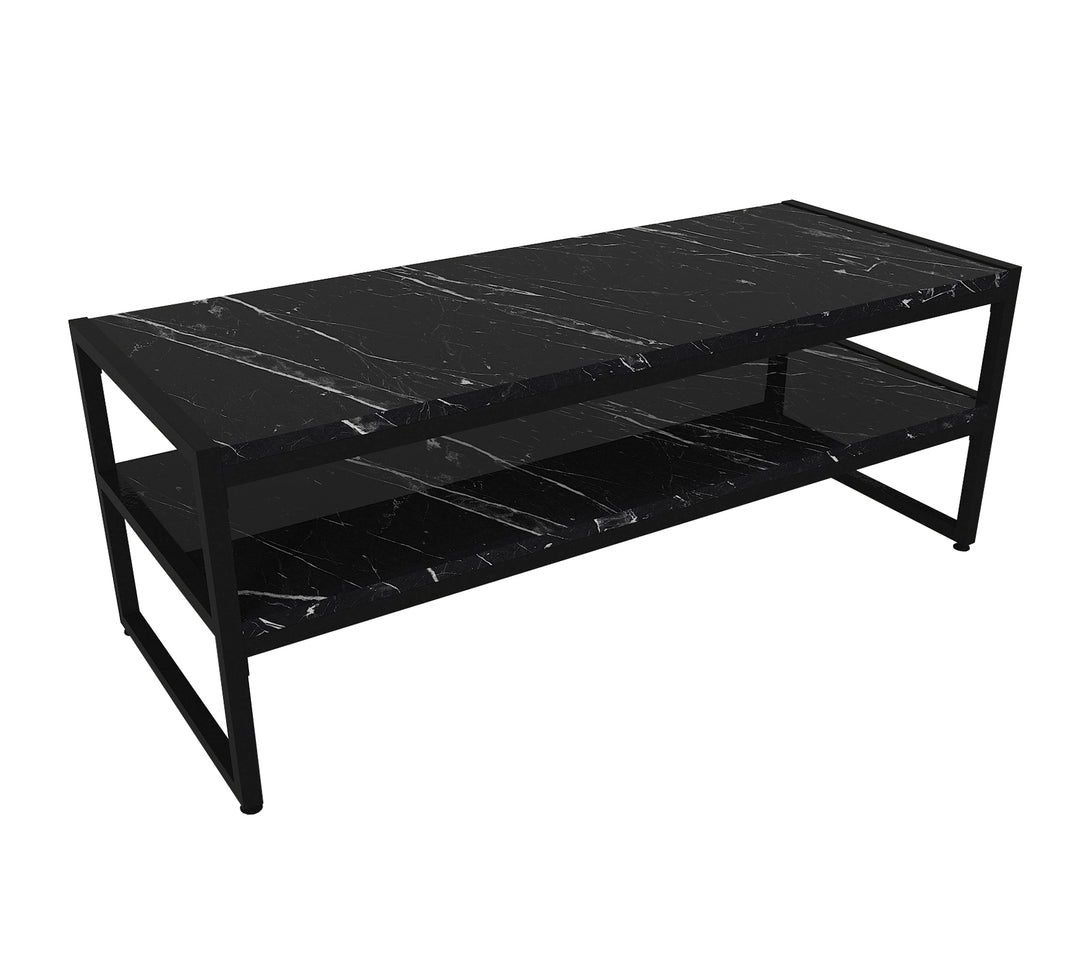 Touch Tv Stand Black Marble