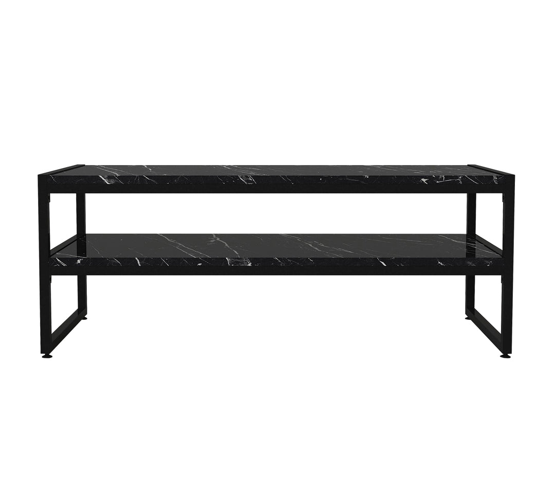 Touch Tv Stand Black Marble
