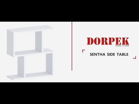 Sentha Side Table White