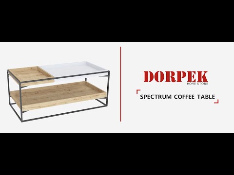 Spectrum Coffee Table Sapphire - White