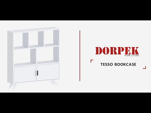 Tesso Bookcase White